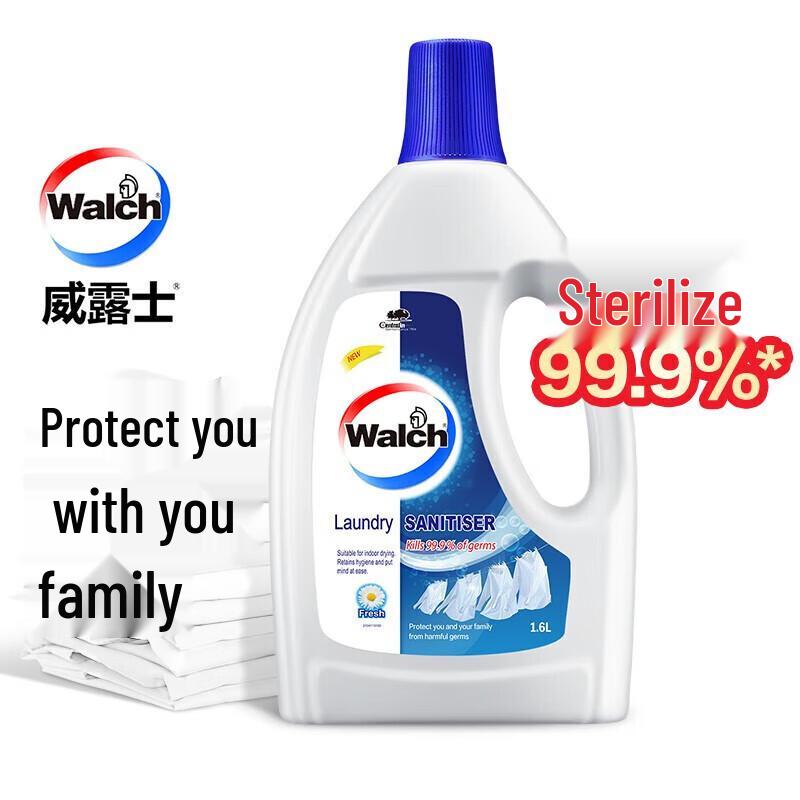 

Walch Laundry Disinfectant Liquid 1.6L x 6 Pack