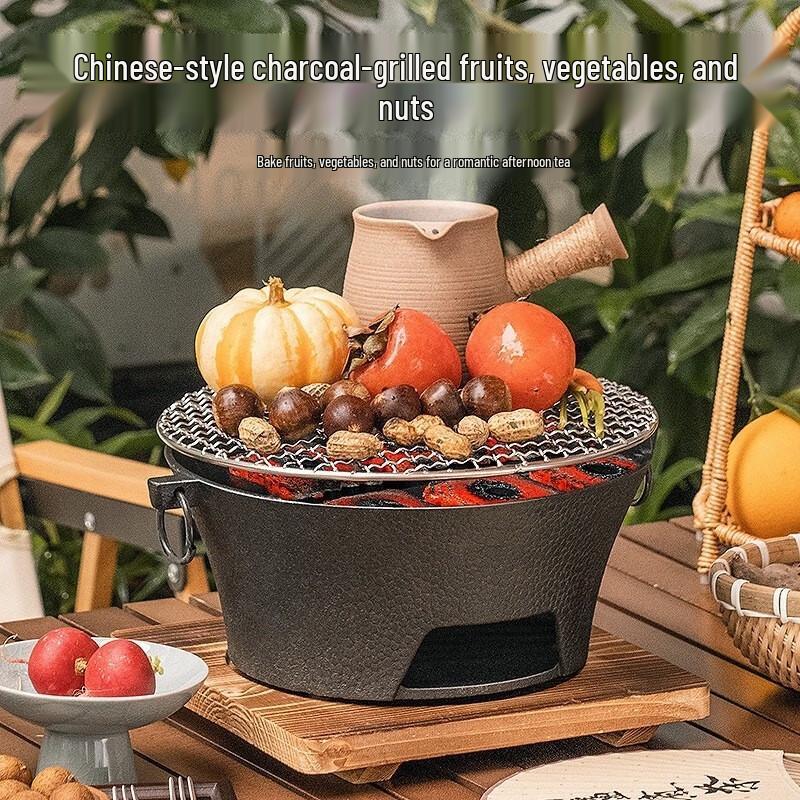 Feitule Classic Large Cast Iron Solar Grill Set