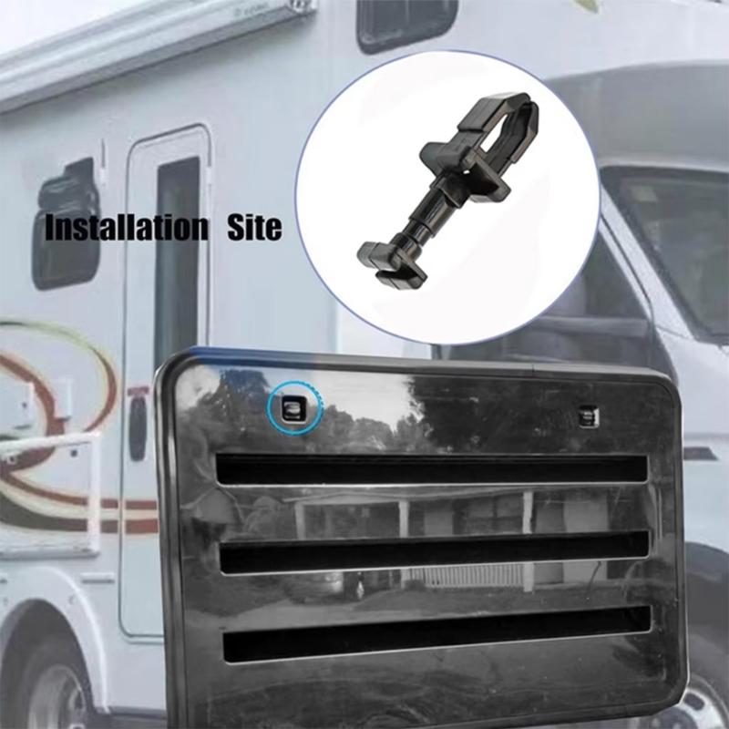 Confezione da 12 Coperchi di Sfiato per Frigorifero per Camper a Installazione Rapida Kit di Fermagli a Clip Non Richiede Attrezzi Vestibilità Universale per Diversi Modelli di Camper