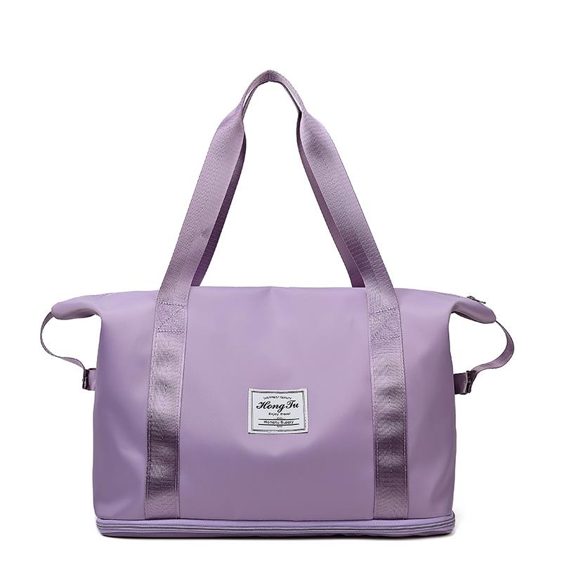 Foldable Waterproof Travel Organizer: Expandable, Large Capacity, Lightweight Hand Luggage and Sports Bag for Short Trips.