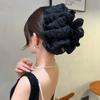 Elegant Large Bow and Flower Style Hair Claw Clip for Women - Chiffon and Fabric Design