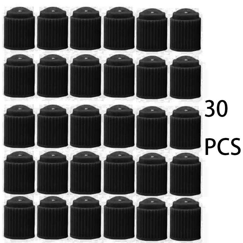 30PCSTire Valves ABS Plastic Automobile Bicycle Tyre Valve Cap Dust Cap Wheel Tire Valve Stem Caps Covers Dust Valve for Car
