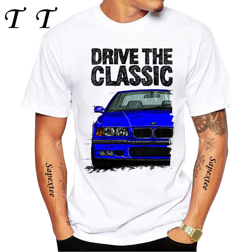 Retro Turbo Classic E36 E28 Evolution Car Fan T-Shirt Men Short Sleeve Hip Hop Boy Casual Tops Retro Legend E30 Car Design Tees