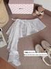 Korean Lace Layered Irregular Hem Skirt for Women - Spring & Autumn