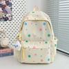 New high-value, fresh and sweet, colored star backpack, high school student large-capacity backpack