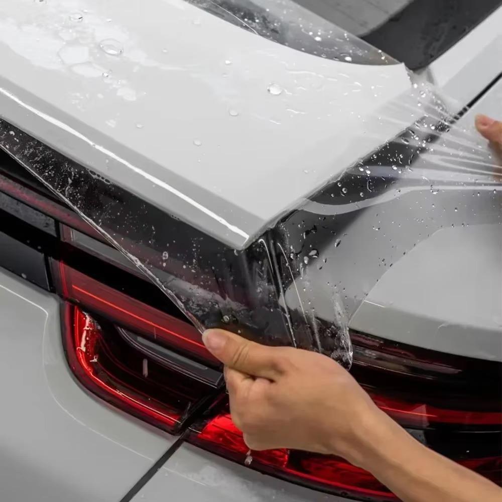 Premium High Stretchable TPU Transparent Film Car Vinyl Wrap Vehicle Anti-scratch Protection Cover Self Healing Auto Accessories