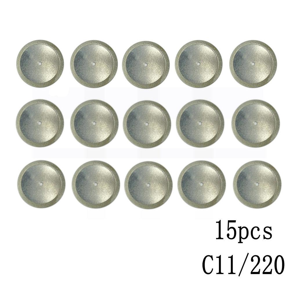 Dental Lab Polishing Shank Mandrel Burs Emery Polishing Kit Disc Cutting Double Side Disk Tool Dentistry Polishing Tools