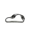 Creative Ceramic Silver Vase Geometric Ornaments Circular Hollowed-out Flower Arrangement Three-dimensional Ribbon Lines