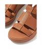 Fitflop Women'S F-Mode Leather Platform Fisherman Sandals Light Tan/Rosy Coral (Ft64K2S06A)