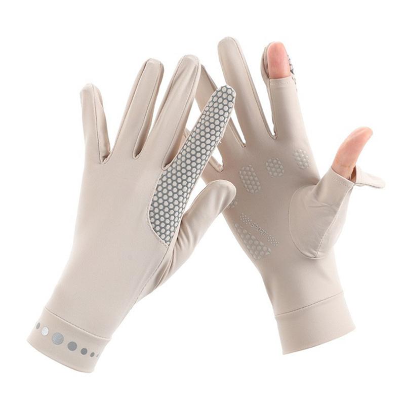 Non-slip Anti-UV Gloves Men Women Outdoor Sunscreen Driving Riding Fashion Gloves