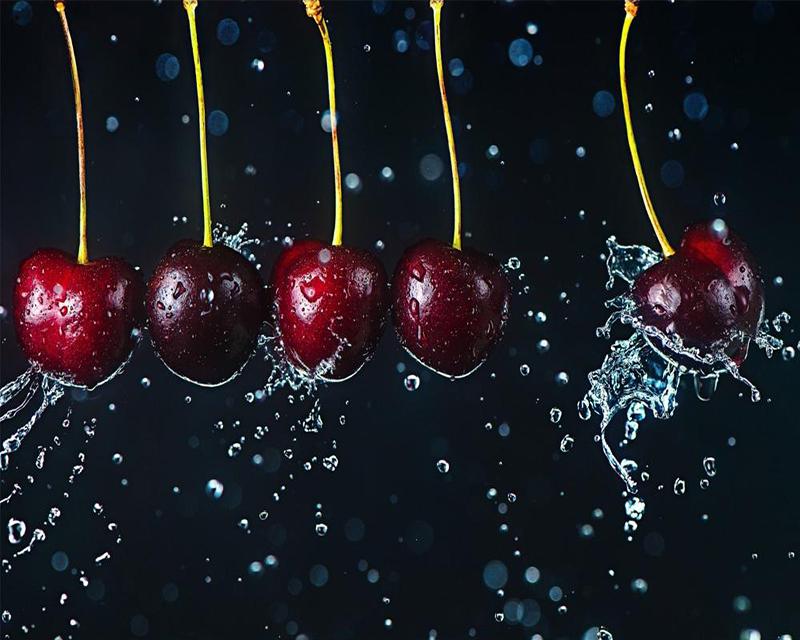 Diamond Painting Fruit Full Square Round Drill Diamond Embroidery Apple Mosaic Needlework Art Home Decoration