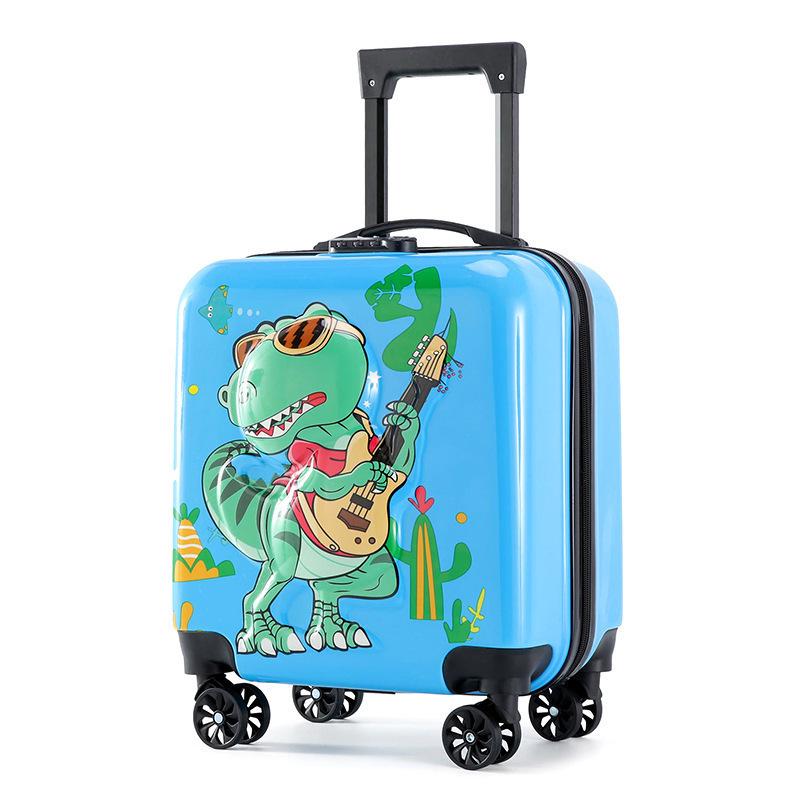 Children's Cartoon Trolley Suitcase with Universal Wheels - Ideal for Boys and Girls