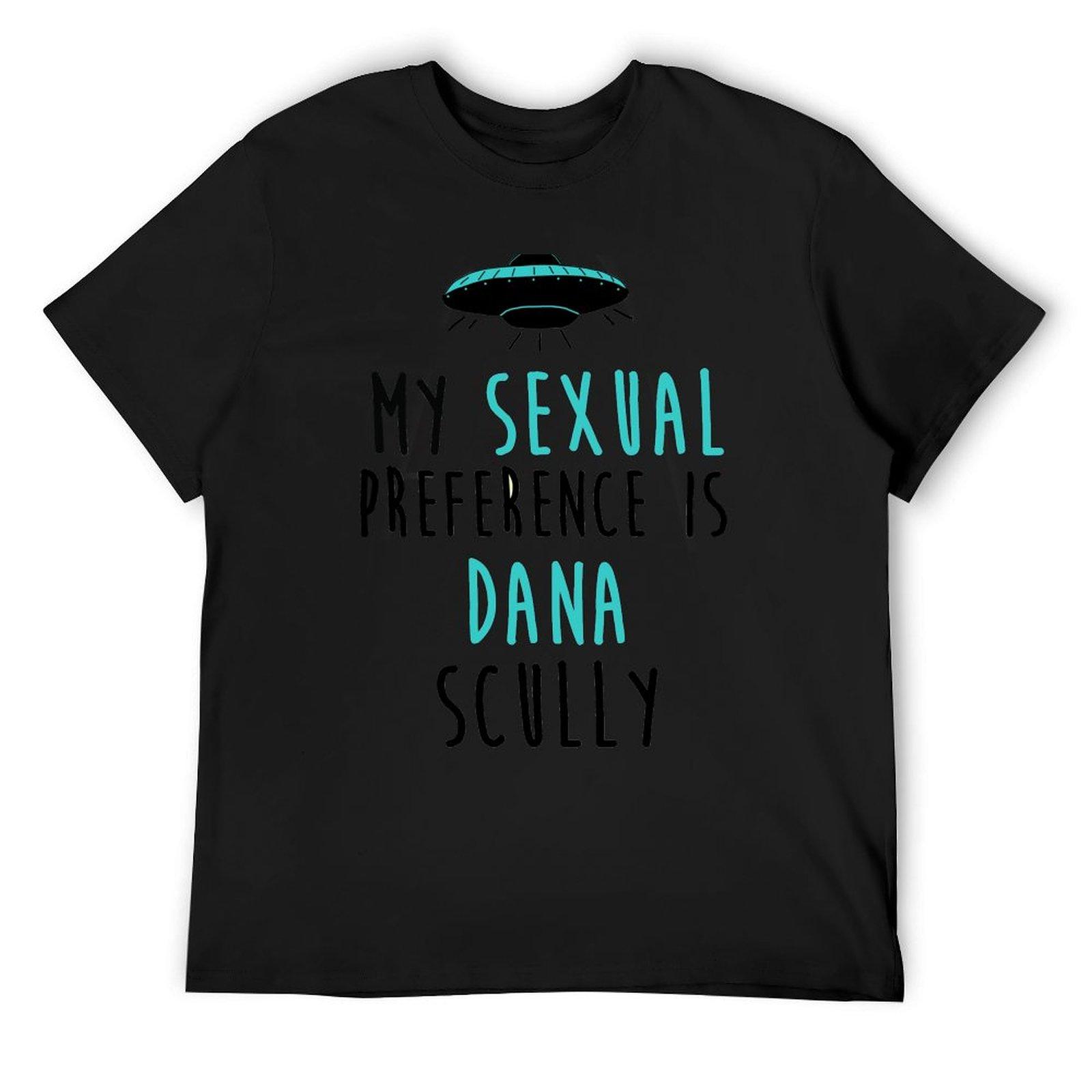 My Sexual Preference is Dana Scully T-Shirt anime clothes aesthetic clothes t shirts for men cotton 4XL