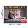 Cartoon Animal Pissed-off Cats Calendar 12 Month Working Dog Planner Wall Calendar  Home Decoration