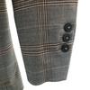 TELA made in Italy Check Pattern Jacket S gray Women Used