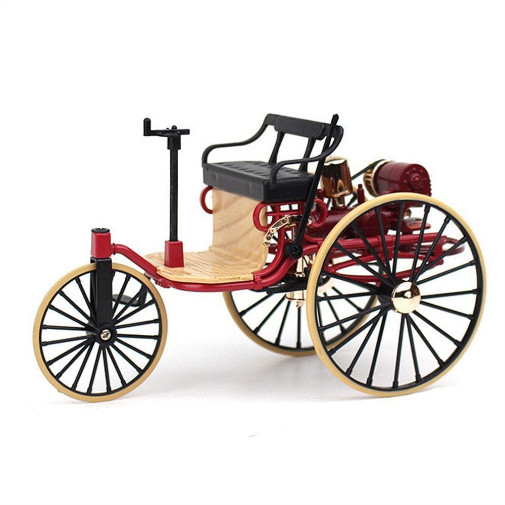 

Трехколесный велосипед модель Металлическая литая модель велосипеда Миниатюрная модель Коллекционные предметы Подарок B