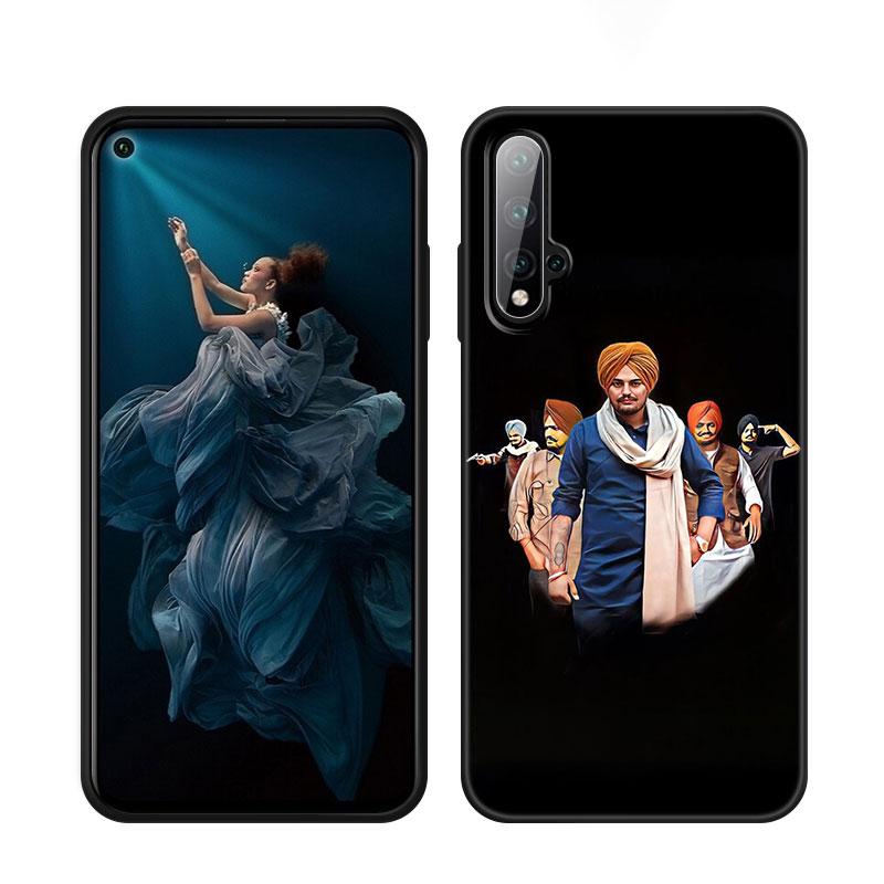 Sidhu Moose Wala Schwarze Handyhülle Für Honor 70 90 Lite X40 GT X50 i X5 Plus X6A X6S X7A X8A X8B X6 X7 X8 X9 4G X9A X9B 5G