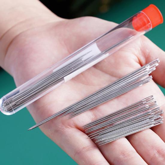 34Pcs/37Pcs Sewing Tool Set Needles Thread Hand Repair Tools Portable Sewing Kit Needle Threader Seam Remover Included DIY Craft Set