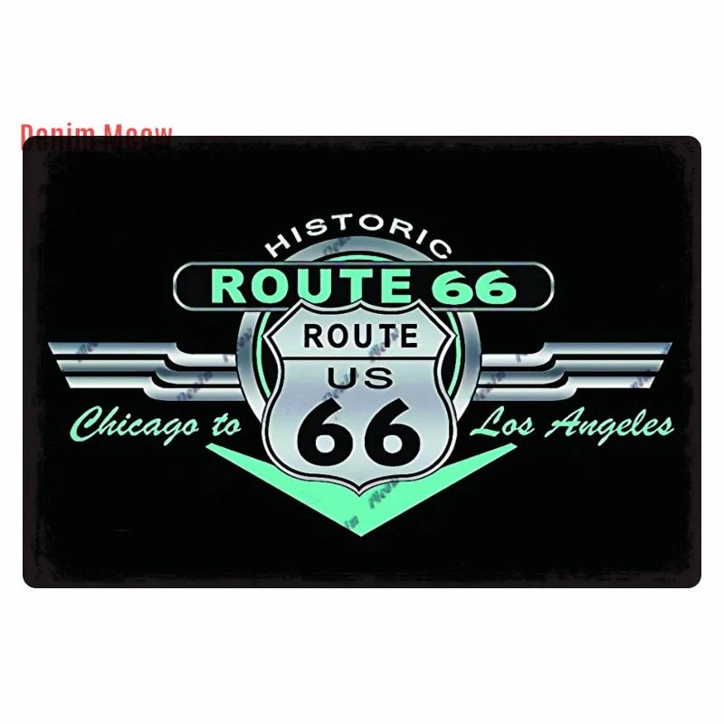 Vintage Metal Sign Plate, Garage Wall Decor, Man Cave, Gas Station Printing, Home Decor, Bar, Pub, Club, Retro, Route 66, WY1