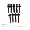 9 Pieces Exhaust Manifold Bolts 6510141AA 6510140AA Stud Nuts for Aspen 5.7L