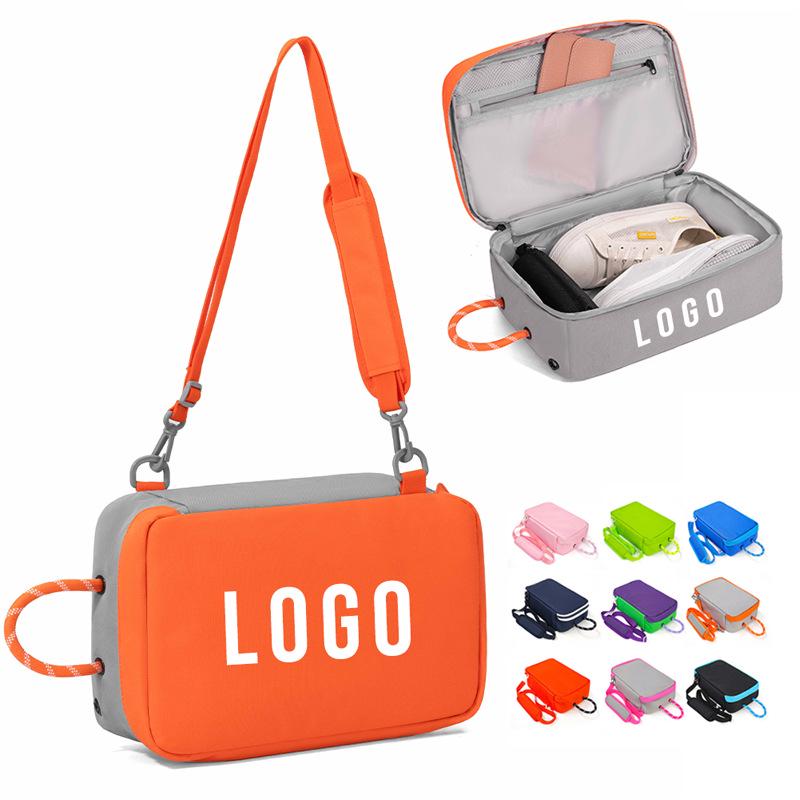 Portable Dual-Use Sports Shoe Bag with Handle