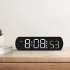 Multifunctional Large Digital Alarm Clock with Mirror Display Loud Alarm Tabletop Design and Jump Seconds Function for Bedrooms