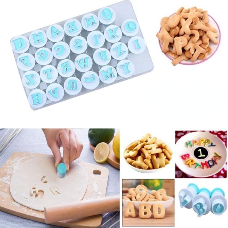 Pastry Mold DIY Fondant Cookie Cutter Embosser and Cake Decorating Tool Kit for Creating Delicious Cookies and Pastries At Home