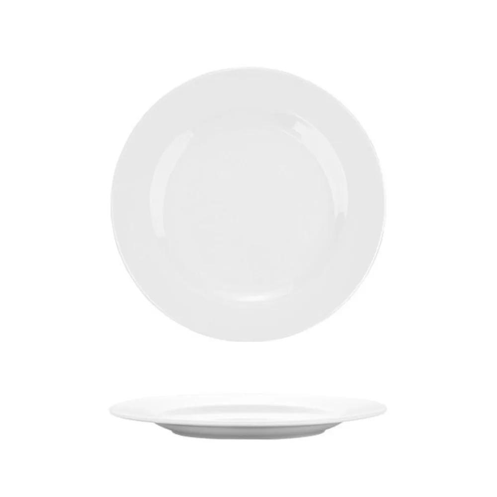 

Посуд Круглий Меламін Біла Тарілка Ударостійкий Небиткий Білий Диск Імітація Порцеляни Міцна Обідня Тарілка Десерт 6 In