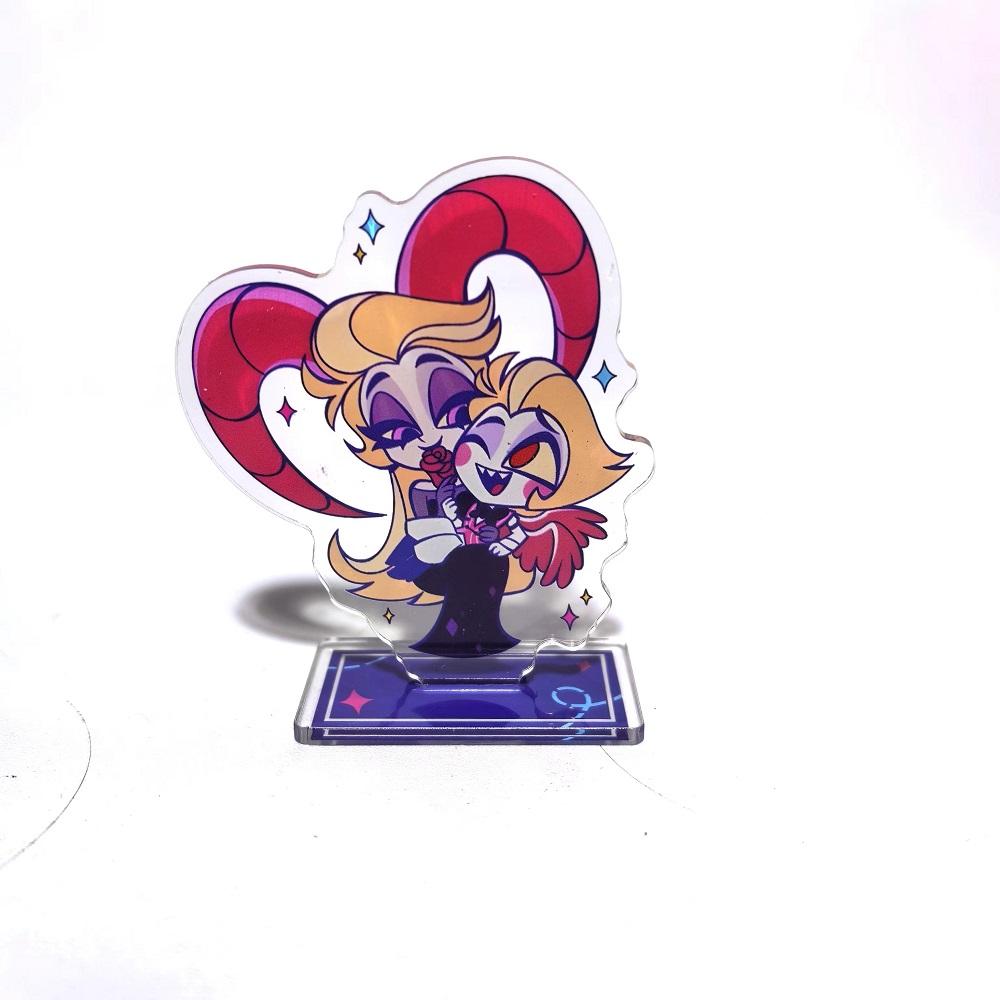 Anime Hazbin Hotel Alastor Morningstar Cosplay Stand Acrylic Cartoon Figure Standing Birthday Present Bag Decoration Collection To
