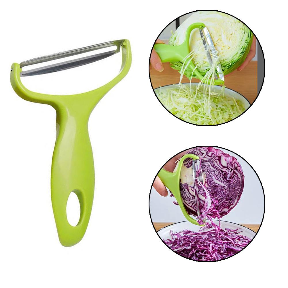 

Кухонная овощечистка из нержавеющей стали для картофеля и капусты, терка для салата, многофункциональные инструменты для чистки фруктов и овощей