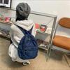Japanese Style Vintage Handbag Y2K Solid Crossbody Bag Casual Denim Backpack  Women&Men