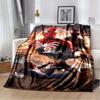 1pc Spider-Man Printing Blanket - Soft, All-Season Throw for Living Room, Bedroom,Personalized Gift with Adorable Cartoon Design