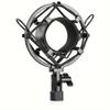 Adjustable Metal Microphone Shock Mount Black/Silver Microphone Mount Holder  KTV