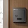 Durch die Tür Schlüsselbox Briefkasten mit Zahlenschloss Schwarz