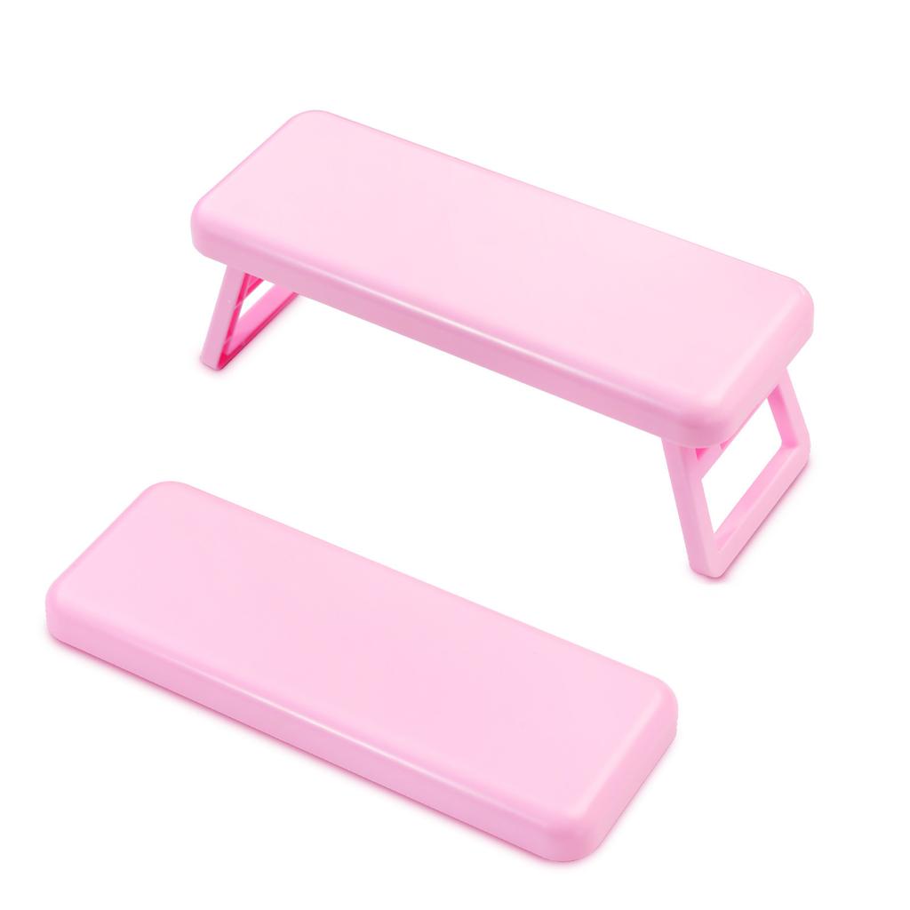 Nail Arm Rest Foldable Nail Hand Rest PU Leather Nail Pad Cushion Practical Nail Hand Pillow for Manicure Salon Use