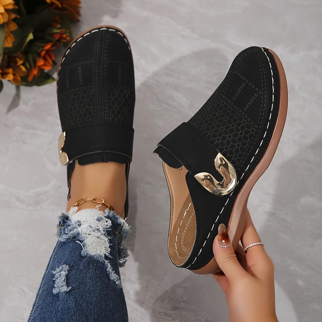 Plus Size Women's Fashion Casual Slides Comfortable and Breathable Women Shoes