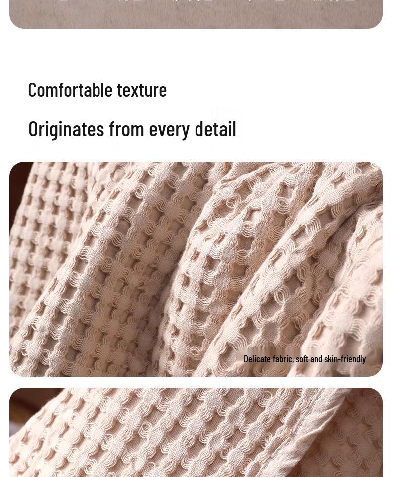 Soft Cotton Gauze Sofa Blanket - Perfect for Summer, Office Naps & Air Conditioning