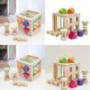 Montessori Wooden Block Set For Toddlers Infant Development And Learning