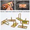 Metal Seat Cushion Lock Multisizes Pedal Lock Plate Catch Buckle  Electric Vehicle Parts