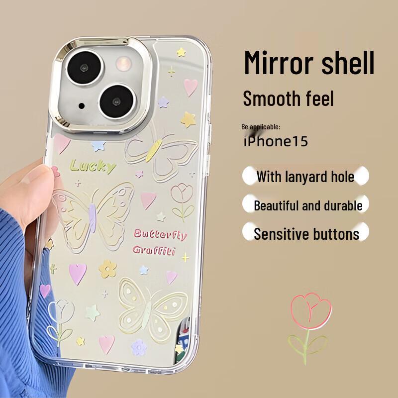 Premium iPhone Protective Cases with Trendy Designs and Lanyards/Bracelets iPhone 15