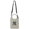 New MLB Polyester Shoulder Bag, Crossbody Bag, Handbag Unisex Dark Cream 3ACRS034N-50CRD