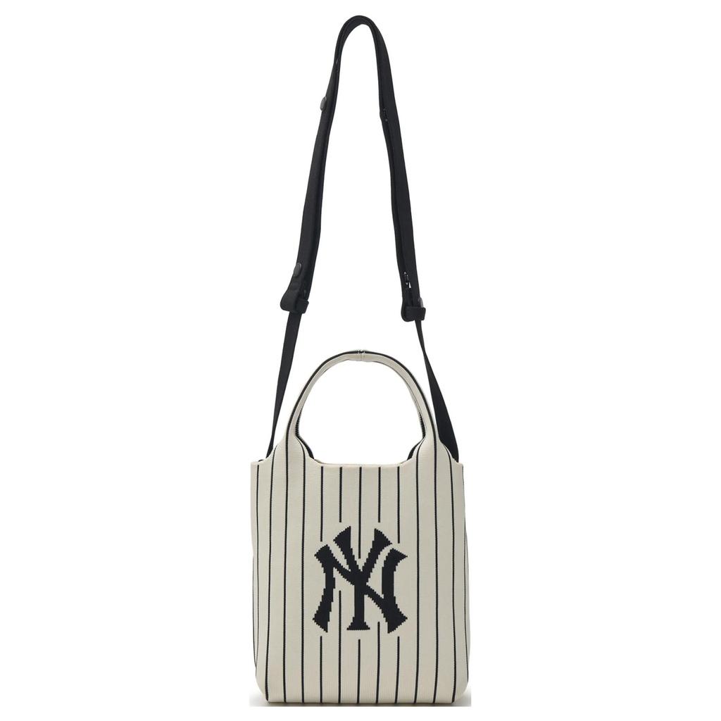 New MLB Polyester Shoulder Bag, Crossbody Bag, Handbag Unisex Dark Cream 3ACRS034N-50CRD