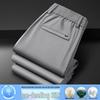 Yiliteng Men's Half Elastic Waist Casual Trousers