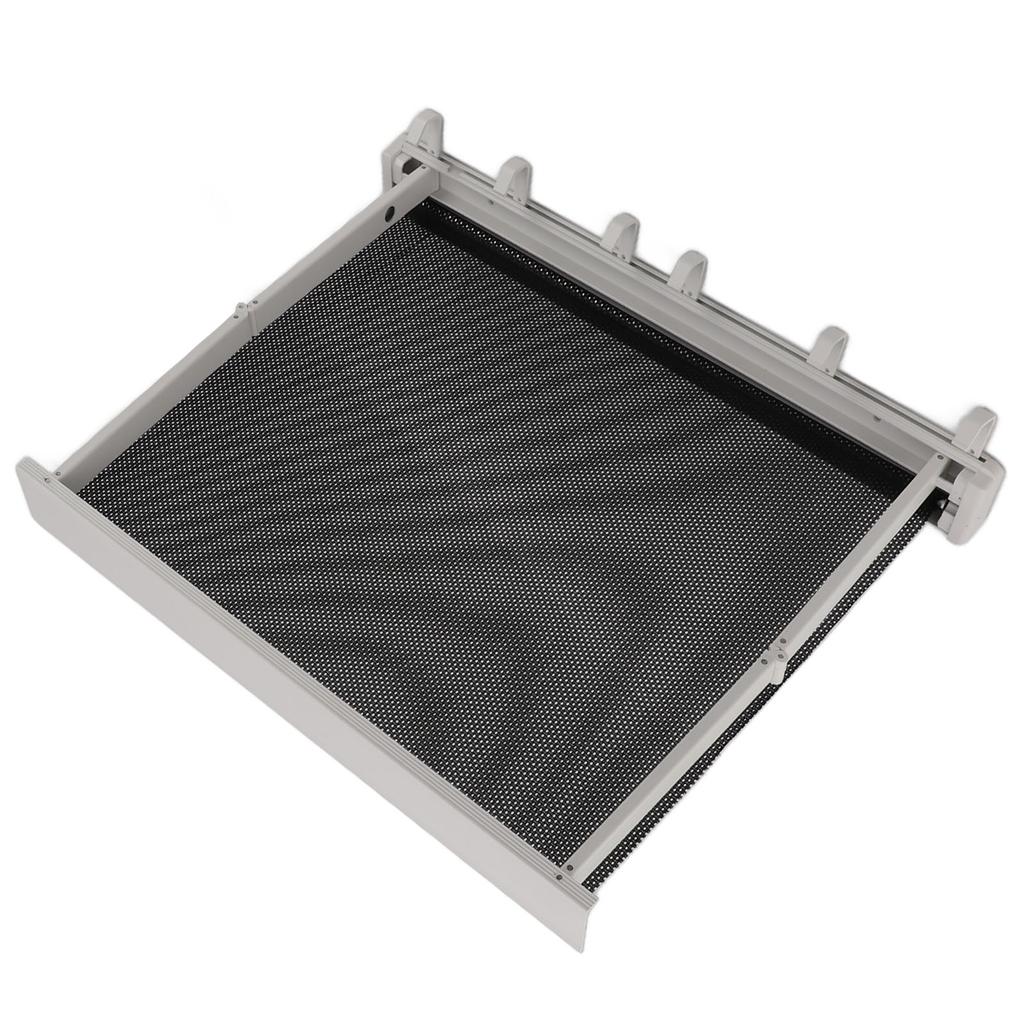 Retractable Clothes Drying Rack with Template Wall Mount Mesh Breathable Platform Aluminium Laundry