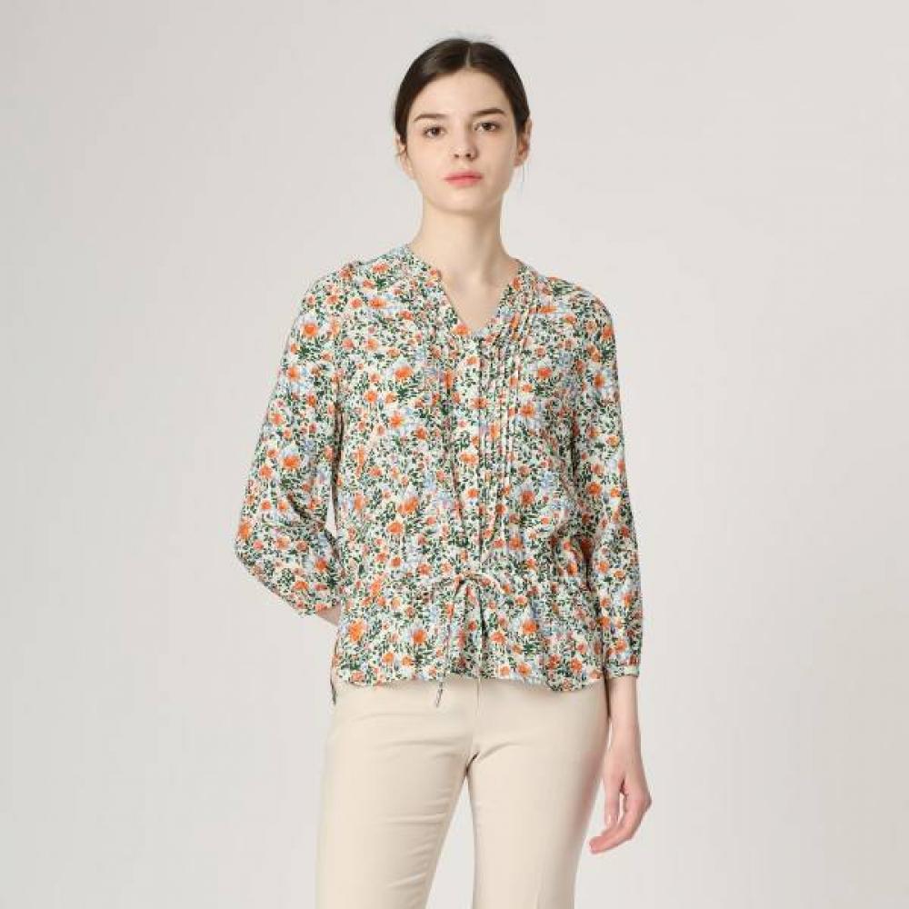 

BCBG Блузка с принтом и защипами B4m3b473 Royal Blue (57)/55