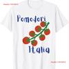 Pomodori Italia Tomaten Italienischer Sommer T-Shirt vintage Gewaschen Lässig Atmungsaktiv Bequem Stilvoll Weich Dehnbar streetwear