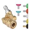 YAFEX 1/4" Quick Connect Swivel Adjustable Adapter Nozzle High Pressure Car Washers 2026 Hot Sale Brand. New And High Quality