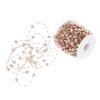 30M Roségold ABS Imitationsperlen Schnur Perlenkette für DIY Bastelgirlande Hochzeitsmittelstücke
