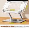 Adjustable Rotating Laptop Stand with Heat Dissipation