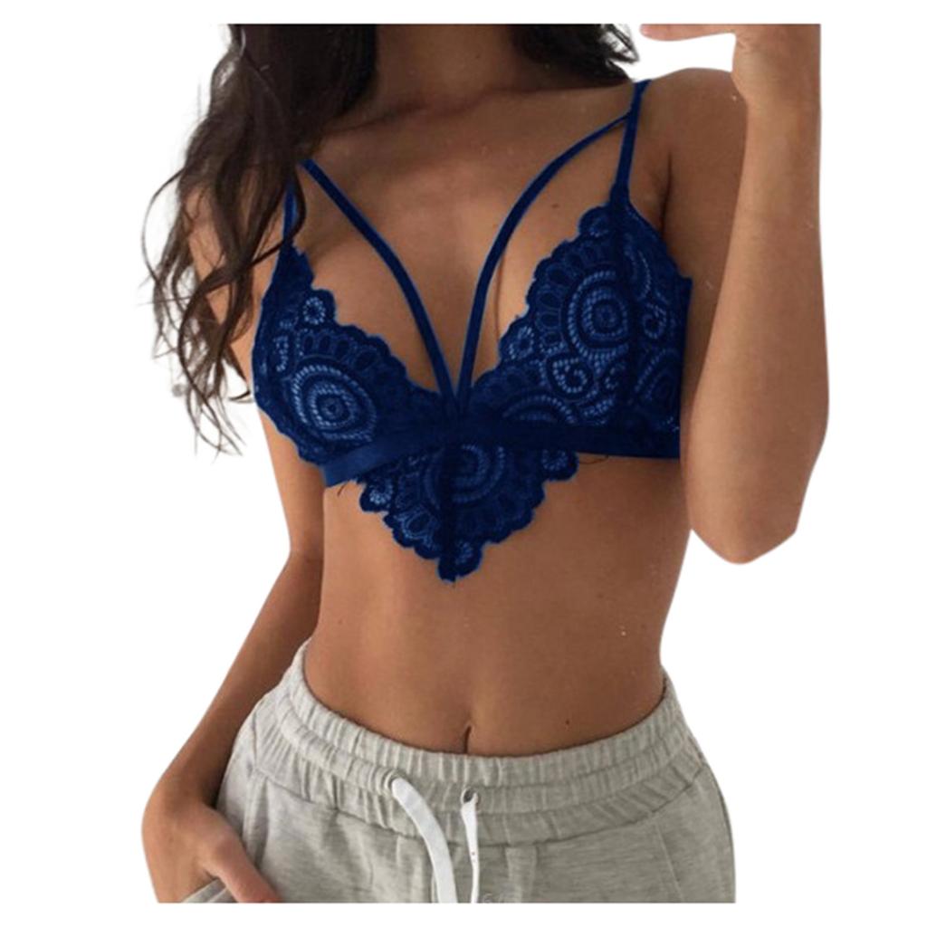 Women Lace Floral Bralette Bralet Bra Bustier  Cami Unpadded Tank